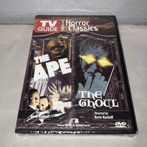 Dvd Sealed New Nwt Horror Classics Double Feature The Ape 1940 / The Ghoul 1934